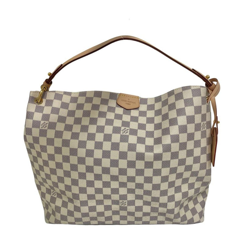 Louis Vuitton - Authenticated Graceful Handbag - Cloth Brown for Women, Never Worn
