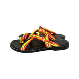 Loewe "Paula's Ibiza Knotted Rope Leather Sandals" - Size 38