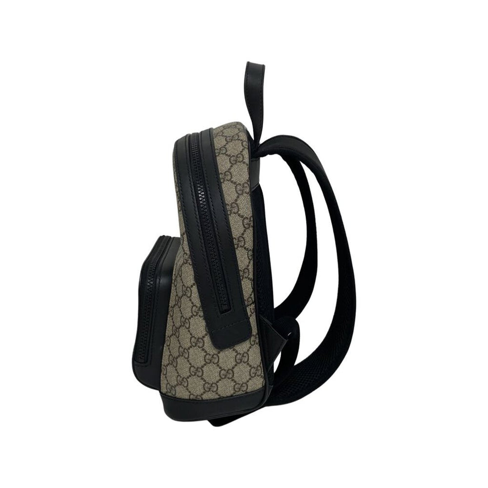 Gucci Eden Backpack Gucci Beige/Black GG Supreme Canvas and Leather Eden  main image 3