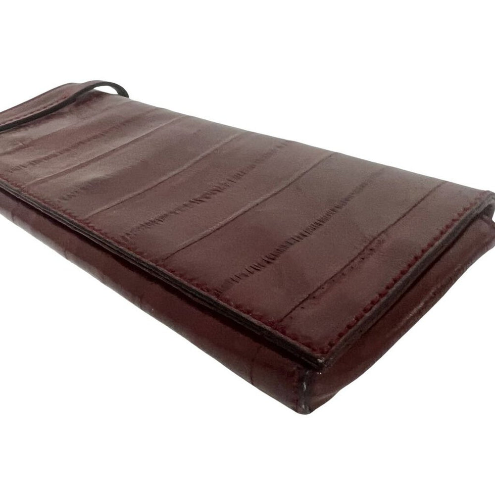 Elegant Marked online Genuine Eel Skin Clutch