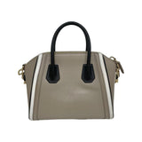 Givenchy "Antigona Leather Taupe Handle Bag"