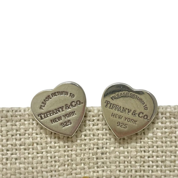 Tiffany & Co. "Return to Tiffany Heart Tag Stud Earrings"