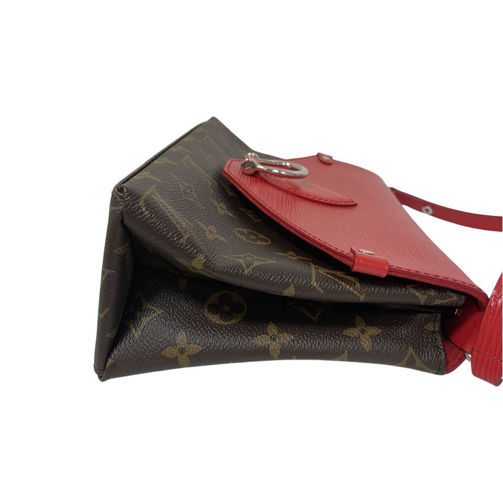 Saint michel leather handbag Louis Vuitton Brown in Leather - 30298720