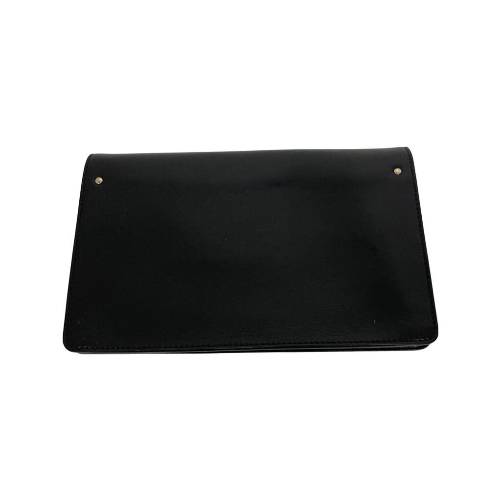 Chloe Gabrielle Black Leather Clutch