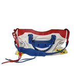 Balenciaga Tri-Color Motorcycle City Bag