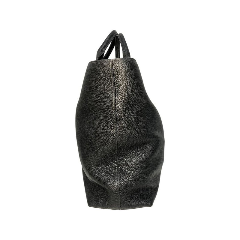 Prada Large Logo Leather Tote