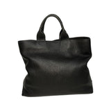 Prada Large Logo Leather Tote