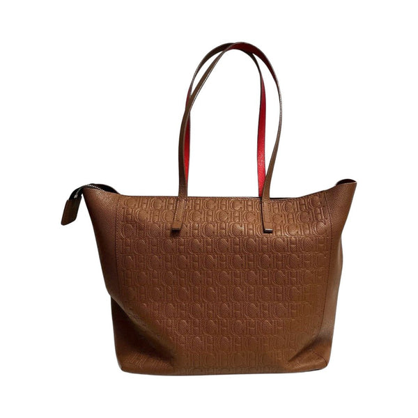 Carolina Herrera Leather Tote Bag